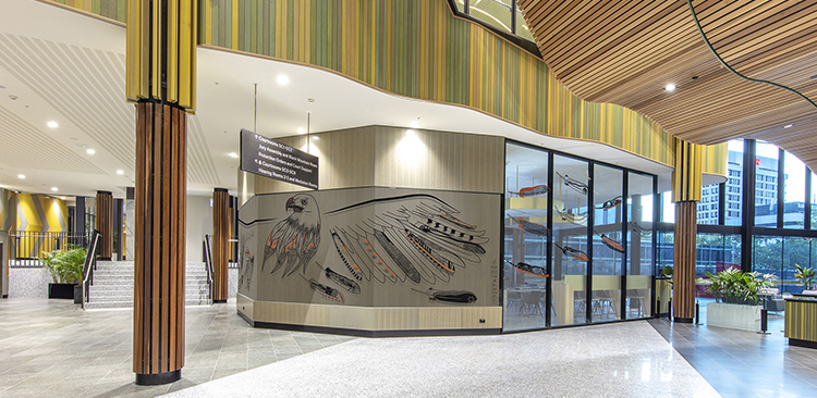 ACT Courts Foyer - Eagle Artwork ACT Courts Foyer - Eagle Artwork